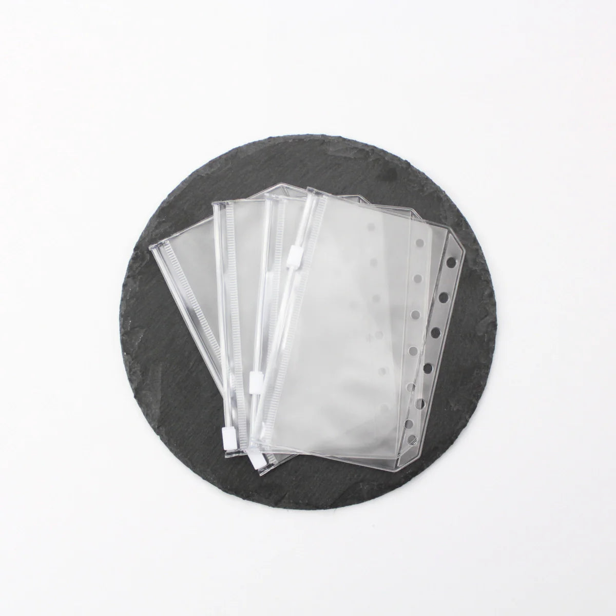 Klarsichthüllen mit Zippverschluss - A7 (4er Set)