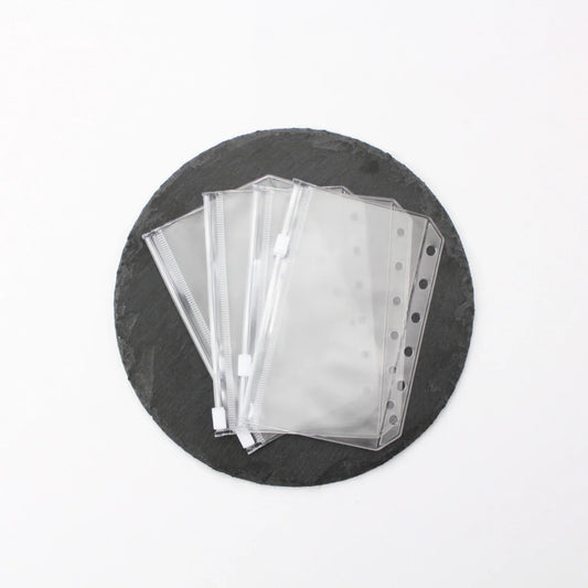 Klarsichthüllen mit Zippverschluss - A7 (4er Set)