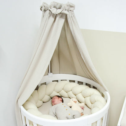 Betthimmel Musselin für Babybett & Kinderzimmer – atmungsaktiv & stilvoll