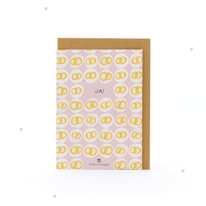 Grußkarte - Ja!