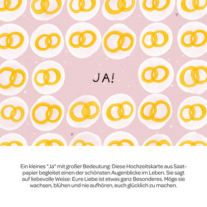 Grußkarte - Ja!