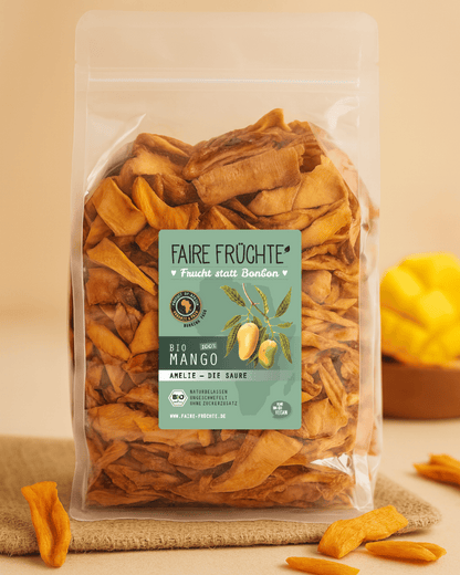 1kg Bio Mangostreifen Amelie 'die Saure'