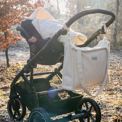 Kinderwagentasche Cube Teddy Bouclé | Wickeltasche