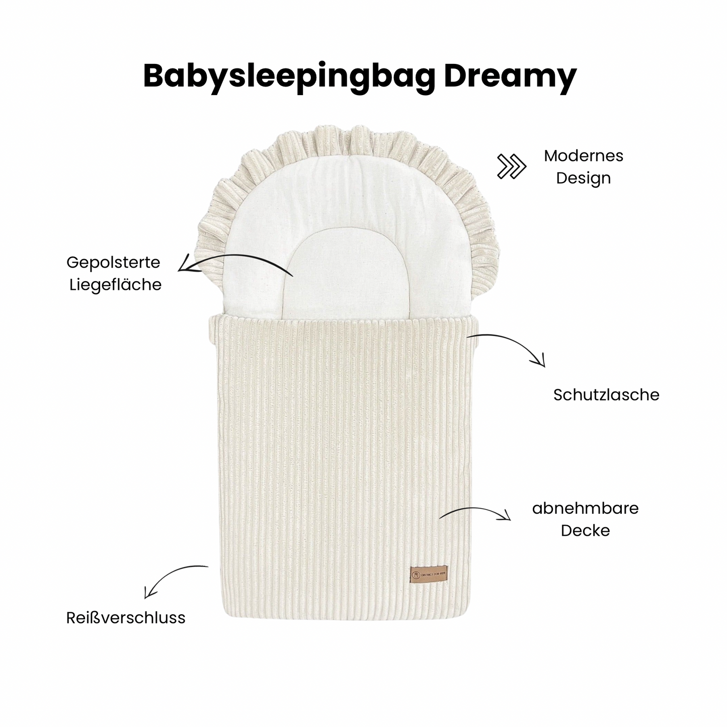 Babyschlafsack Dreamy Cord – Kuscheliger Ganzjahresschlafsack