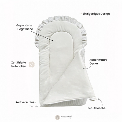 Babyschlafsack Dreamy Bio-Baumwolle - nachhaltiger Ganzjahresschlafsack