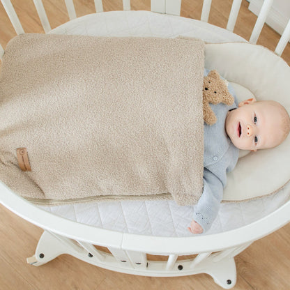 Babyschlafsack Sleepy Teddystoff Bouclé - kuscheliger Ganzjahresschlafsack