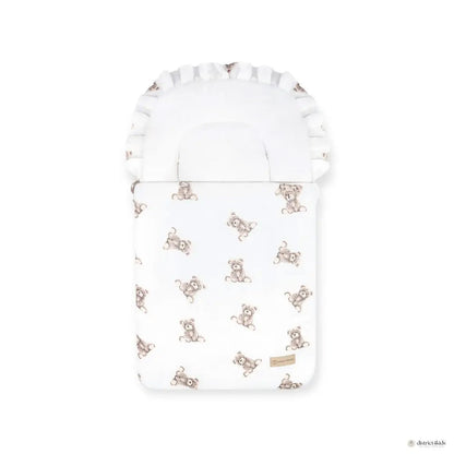 Babyschlafsack Dreamy Musselin Teddybär  – süßer Ganzjahresschlafsack