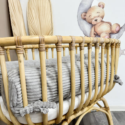 Bettschlange einsträngig Cord - Schutz, Komfort & Vielseitigkeit für dein Baby