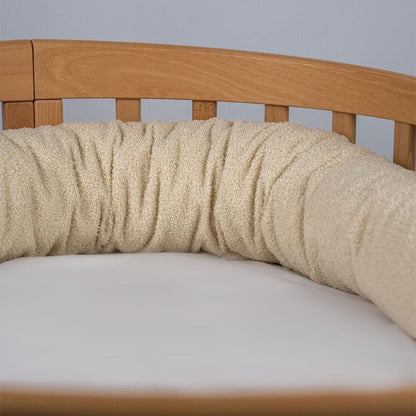 Bettschlange einsträngig Teddystoff Bouclé – Schutz & Vielseitig