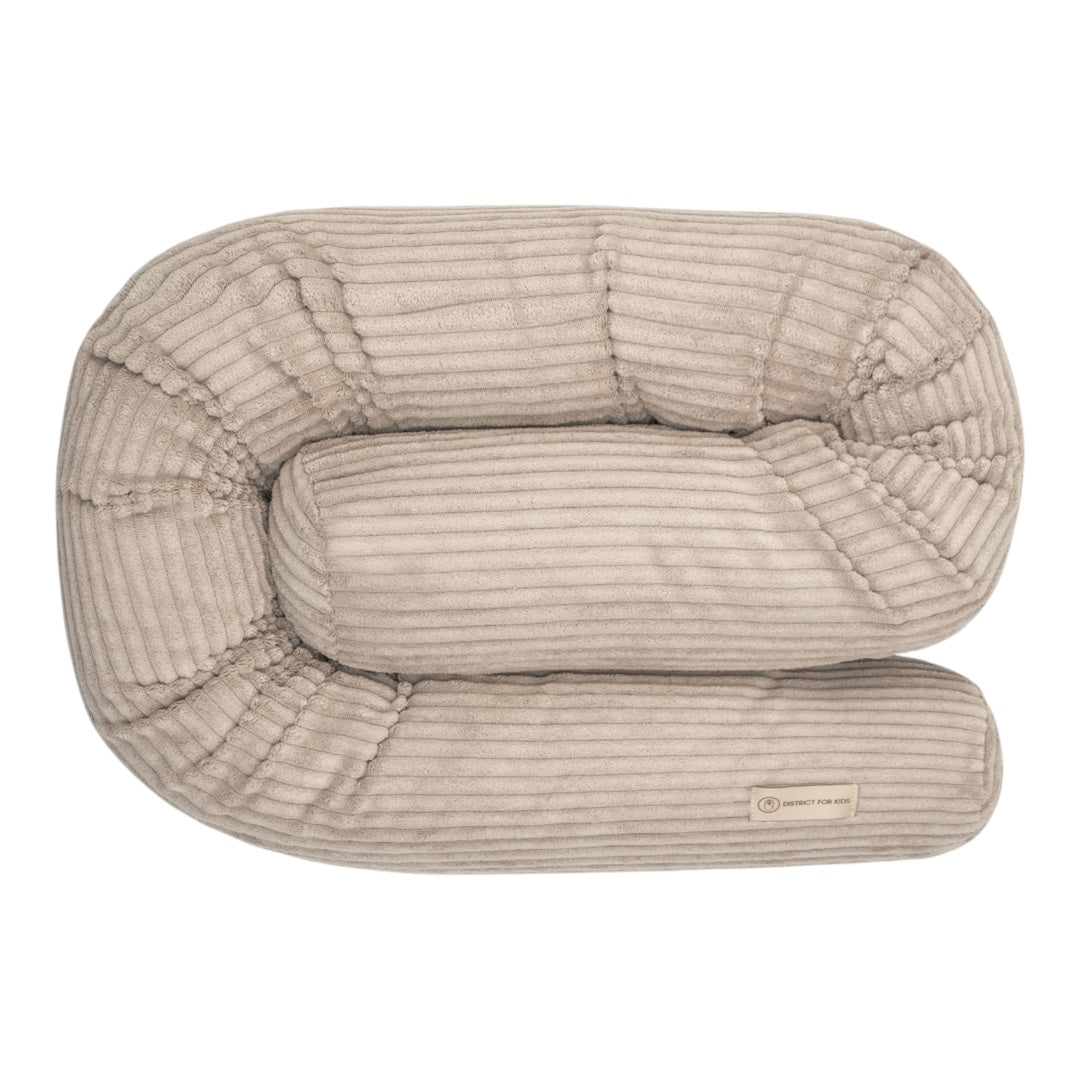 Bettschlange einsträngig Cord - Schutz, Komfort & Vielseitigkeit für dein Baby