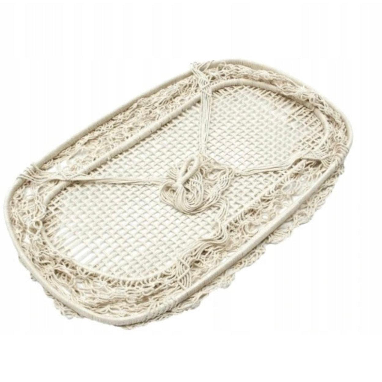 Hängewiege Boho aus Makramee-Baumwollgarn – Sanftes Schaukeln für süße Träume