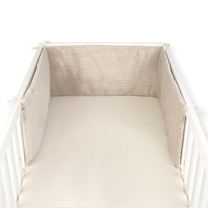 Bettumrandung Cord – Moderne & kuschelige Umrandung für Babybett & Beistellbett