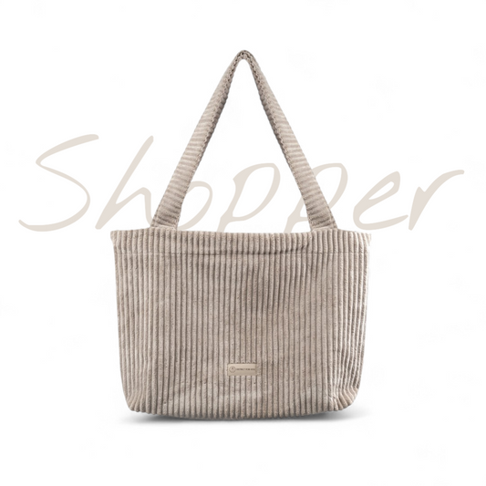 Shopper Mom Bag Cord - Perfekt für den Alltag, Kinderwagen, Cross Shoulder