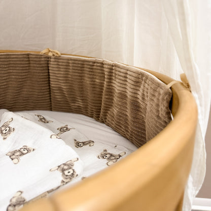 Bettumrandung Cord – Moderne & kuschelige Umrandung für Babybett & Beistellbett