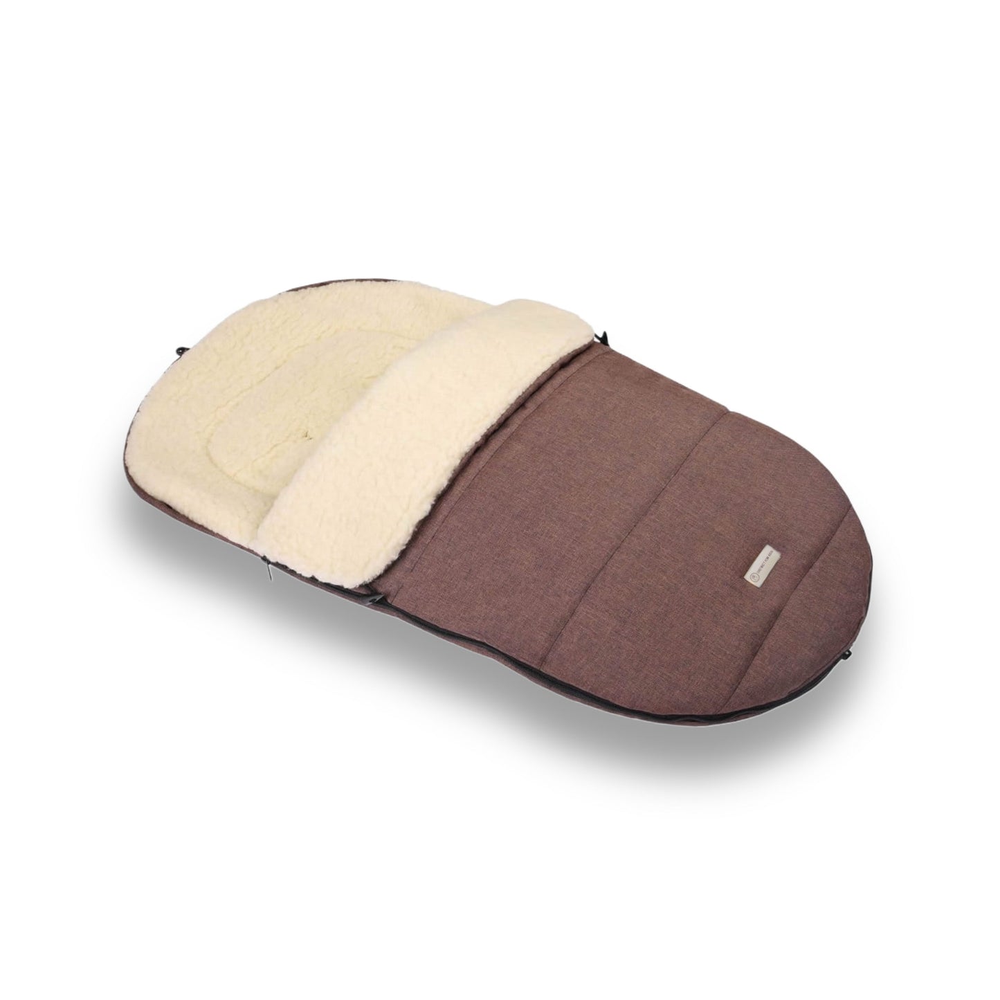 Winterfußsack wasserabweisend Innenfutter aus Merinowolle - Kinderwagen