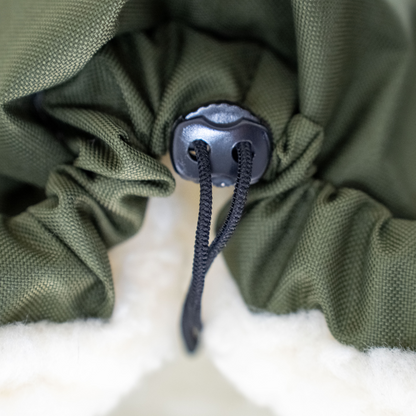 Winterfußsack wasserabweisend Innenfutter aus Merinowolle - Kinderwagen