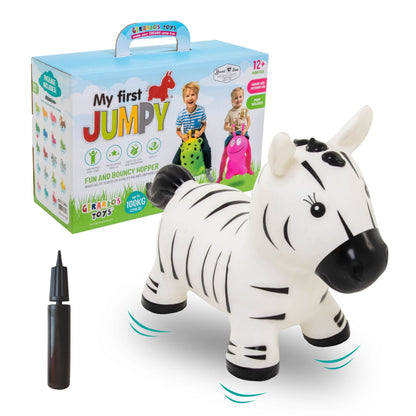 Gerardo's Toys - Hüpftier für Kinder | Zebra