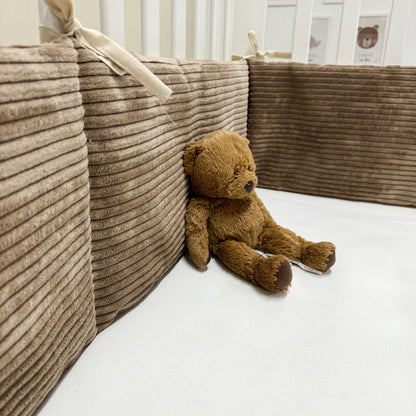 Bettumrandung Cord – Moderne & kuschelige Umrandung für Babybett & Beistellbett