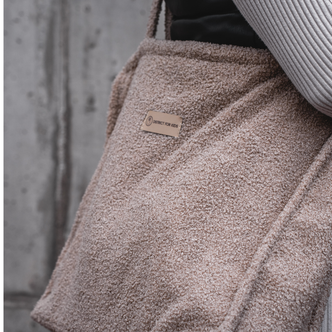 Kinderwagentasche Cube Teddy Bouclé | Wickeltasche