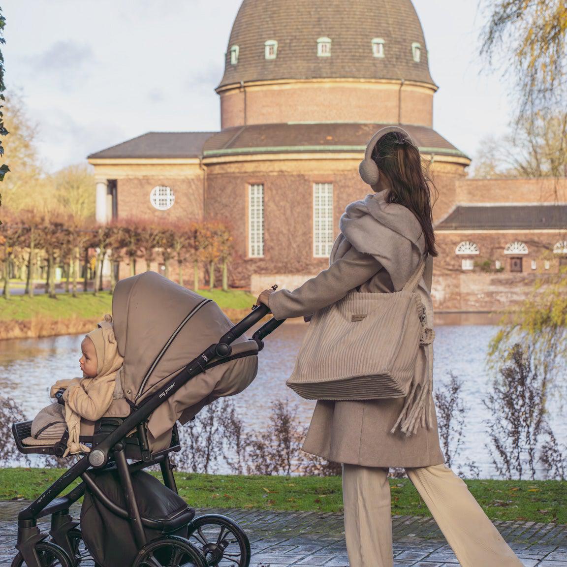Kinderwagentasche Cube Cord | Wickeltasche