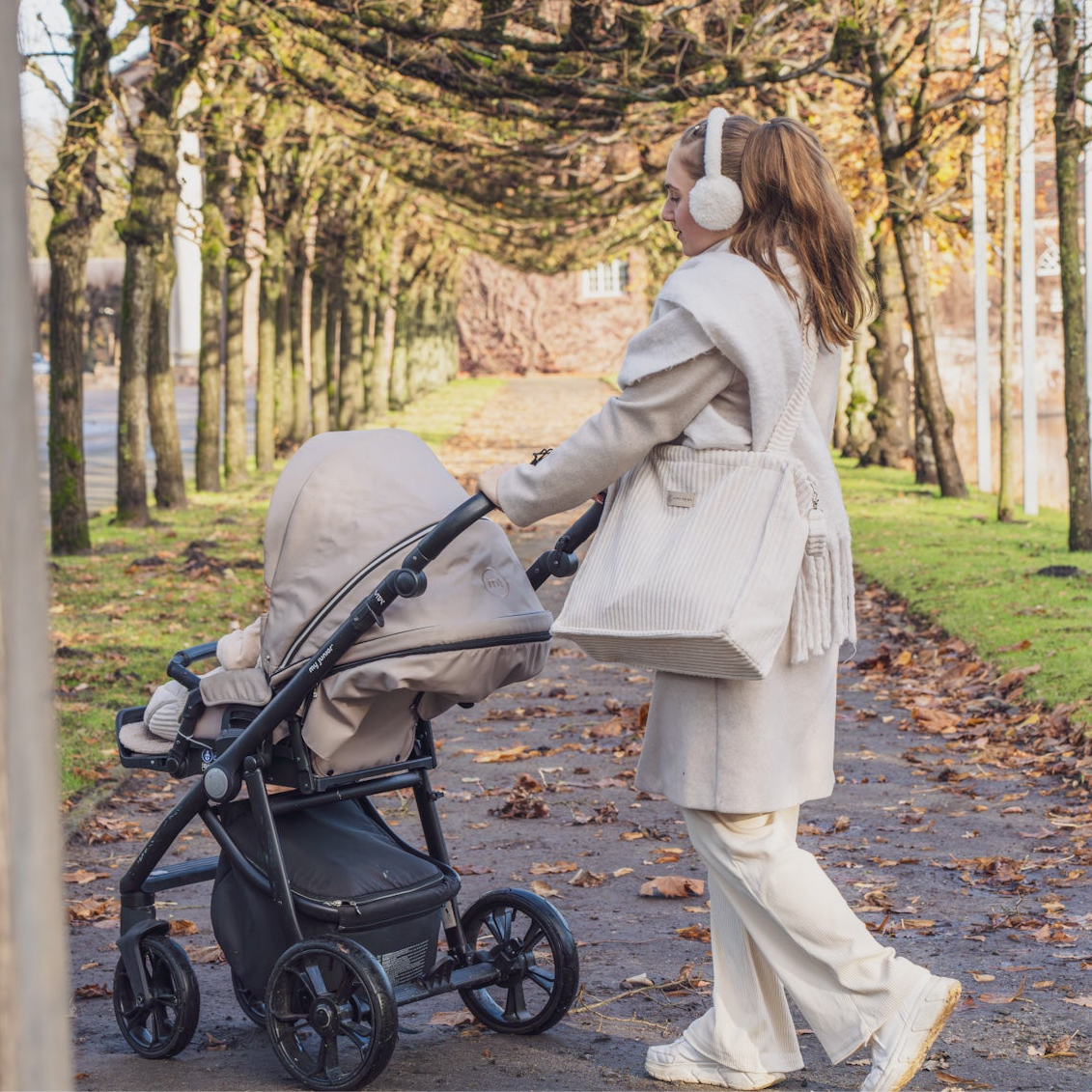 Kinderwagentasche Cube Cord | Wickeltasche