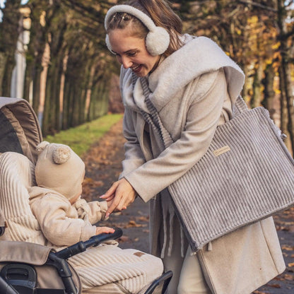 Kinderwagentasche Cube Cord | Wickeltasche