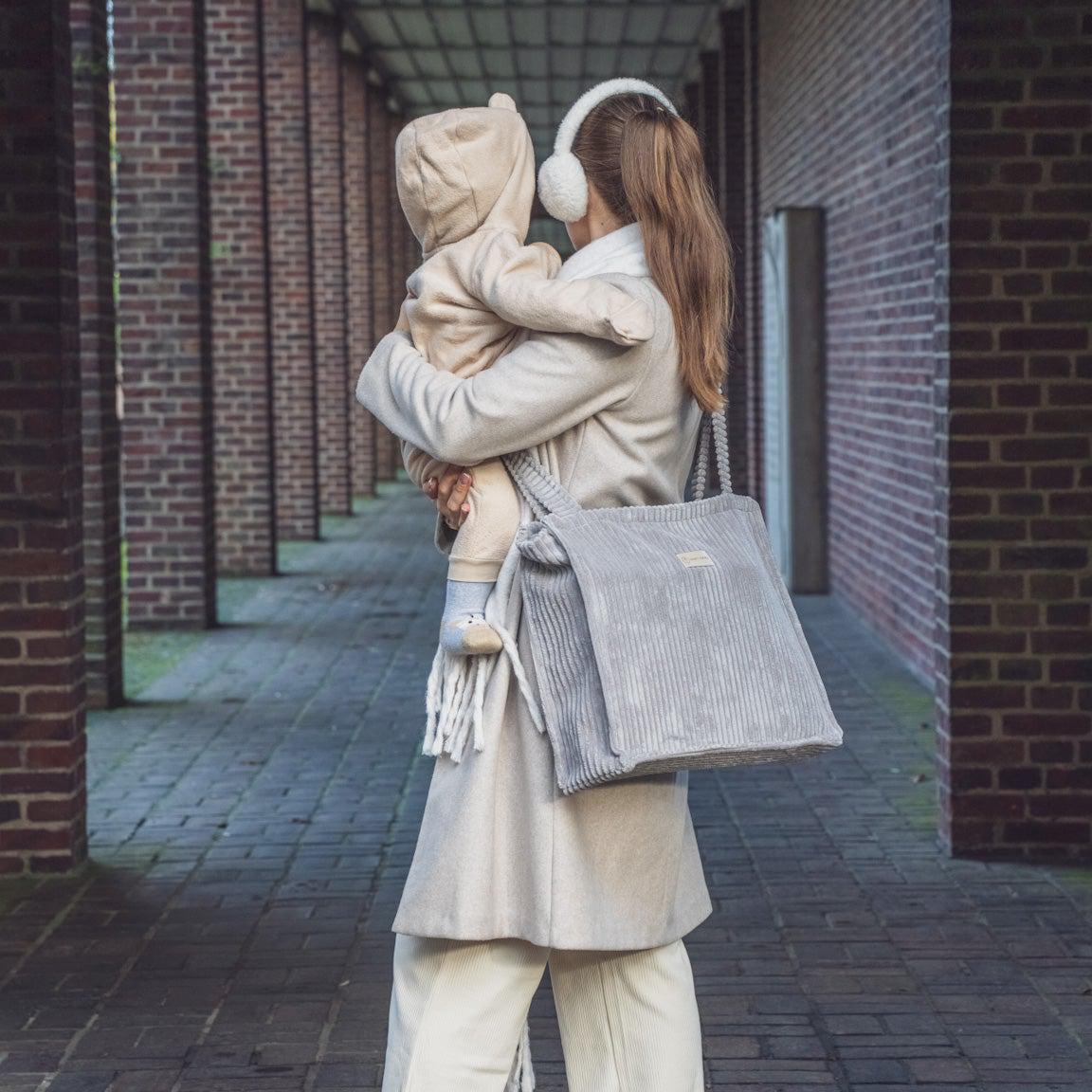 Kinderwagentasche Cube Cord | Wickeltasche