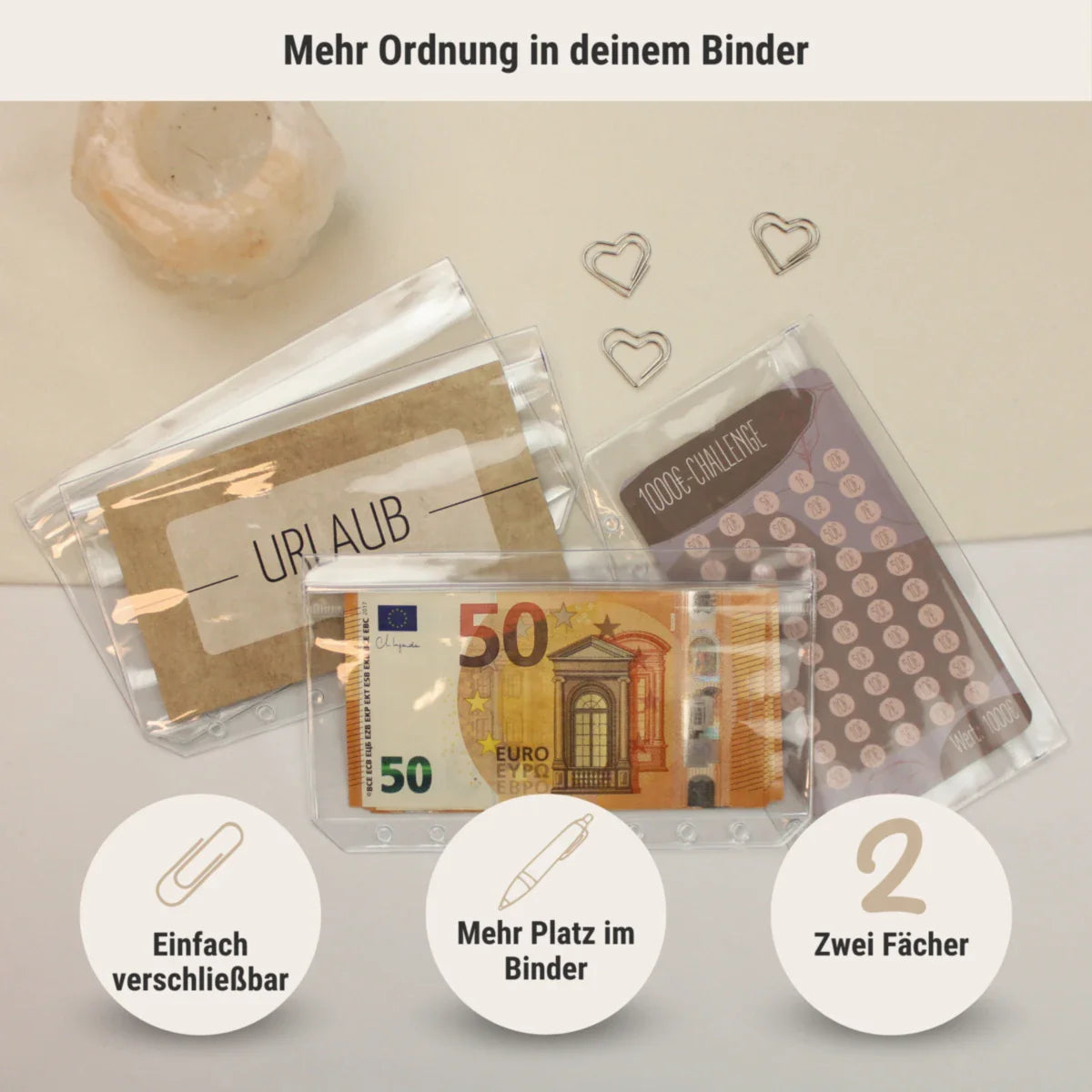 Klarsichthüllen - Personal A6 (4er Set)