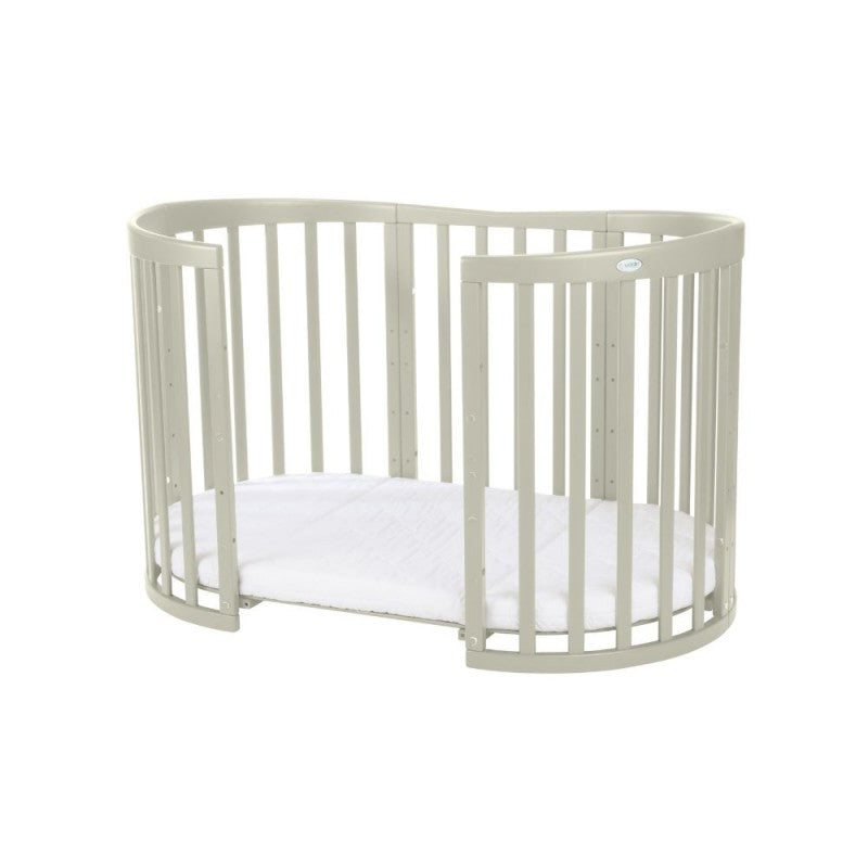 Babybett 7-in-1 – Ein Bett für viele Jahre - mitwachsend | Ovale Form