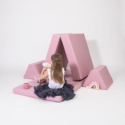 Monboxy - Aktivitäts Spielsofa | Rosa