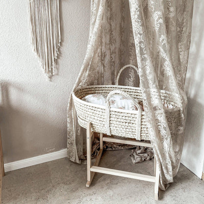 Moseskorb Weidengeflecht inkl. Matratze - bequemes Schlafumfeld für dein Baby