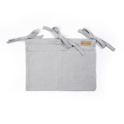 Babybett Organizer Musselin - Aufbewahrung fürs Babyzimmer