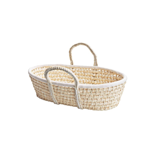 Moseskorb für Puppen aus Weidengeflecht – handgefertigt & naturbelassen