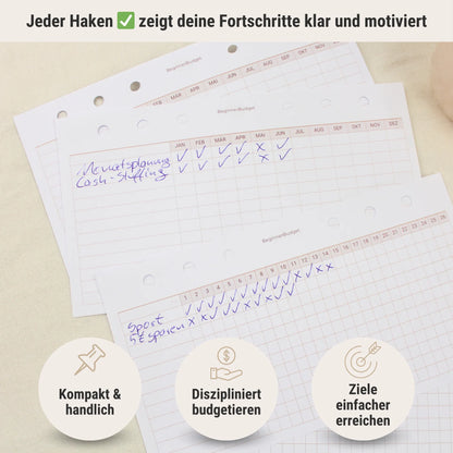 Routine Tracker 10er-Set (Wochen & Monate) - Personal