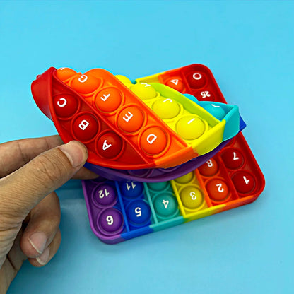 Pop Fidget Lernspielzeug  – Zahlen & Buchstaben (2er-Pack)