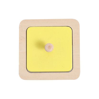 Montessori Baby Spiegel Puzzle – Sensorisches Lernspielzeug aus Holz