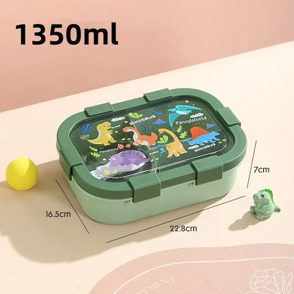 Cartoon Lunchbox mit Suppenschüssel