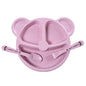 3-teiliges Baby-Tischset mit Bärchen-Motiv