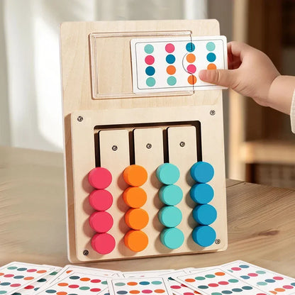 Montessori Vier-Farben-Laufspiel