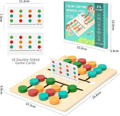 Montessori BizyKoady Farbmatching-Spiel