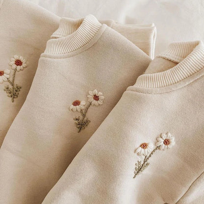 Kinder Gänseblümchen-Pullover Set