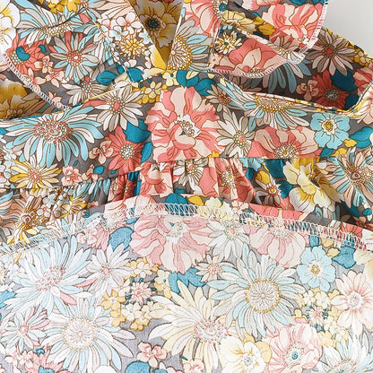 Sommer-Liebling für kleine Blumenmädchen – 2-teiliges Kleid mit Tasche