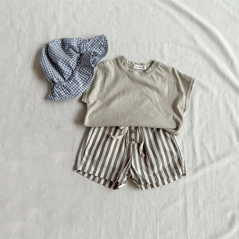 Vintage-Stripes Babyshorts