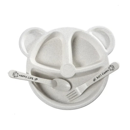 3-teiliges Baby-Tischset mit Bärchen-Motiv