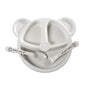 3-teiliges Baby-Tischset mit Bärchen-Motiv