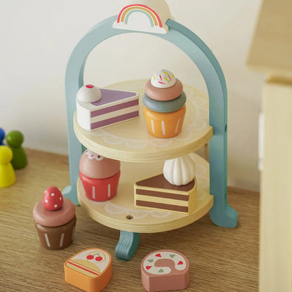 Montessori Holz-Kuchen-Set