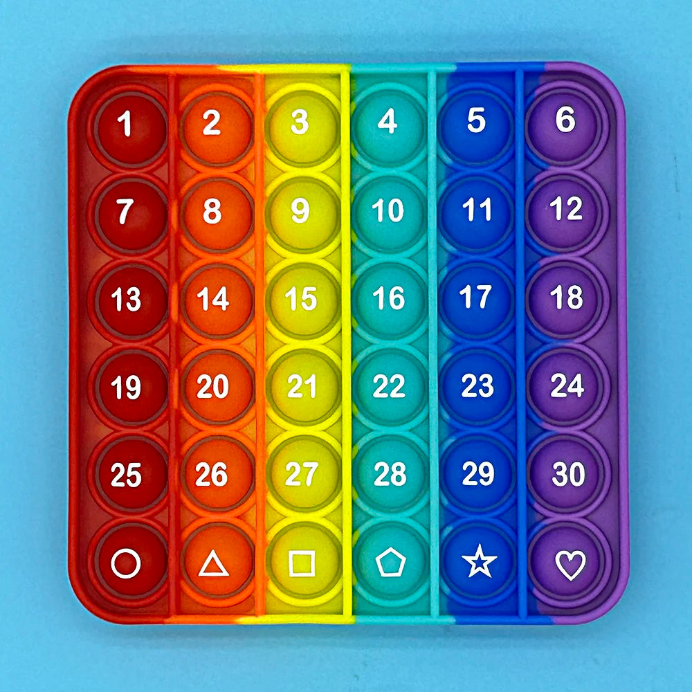 Pop Fidget Lernspielzeug  – Zahlen & Buchstaben (2er-Pack)