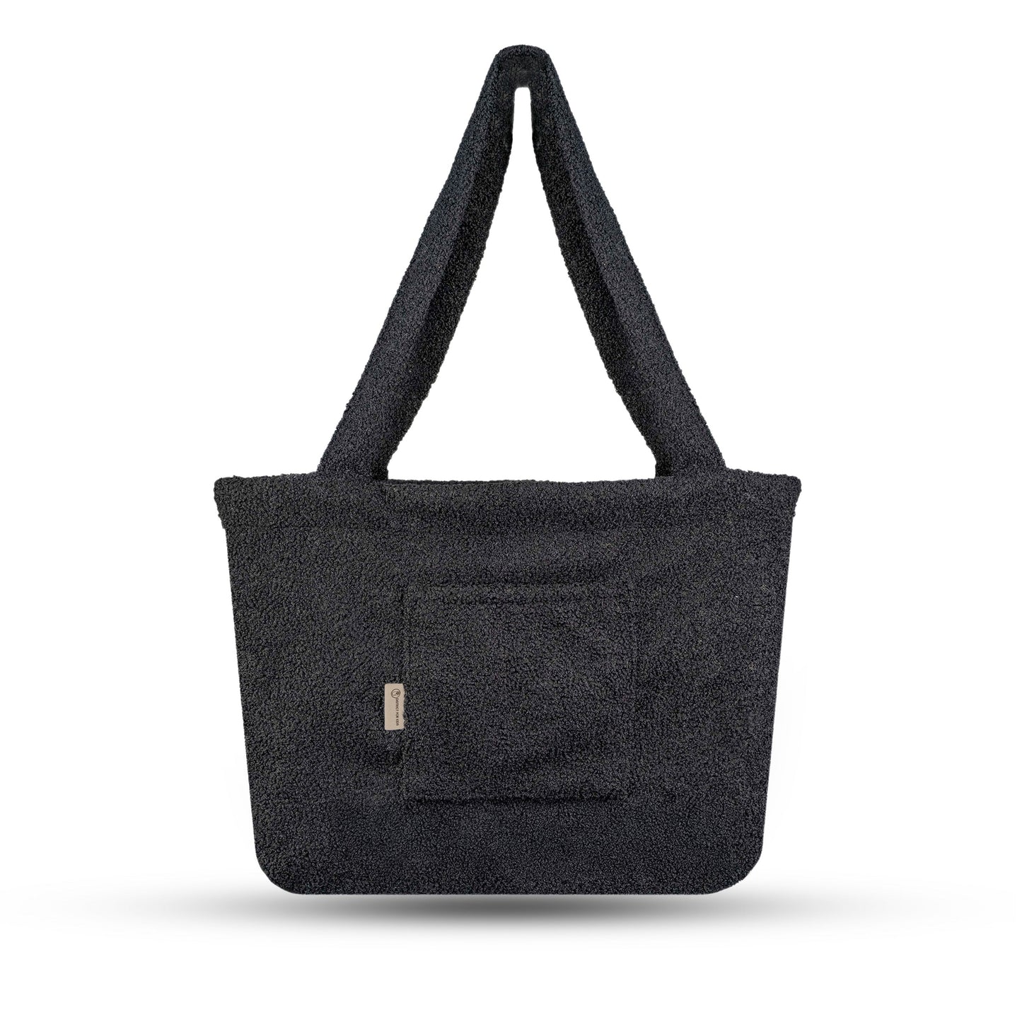 Shopper Mom Bag Bouclé Teddystoff- Ideal für den Alltag, Kinderwagen, Cross Shoulder