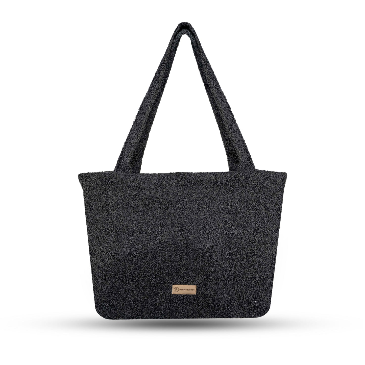 Shopper Mom Bag Bouclé Teddystoff- Ideal für den Alltag, Kinderwagen, Cross Shoulder