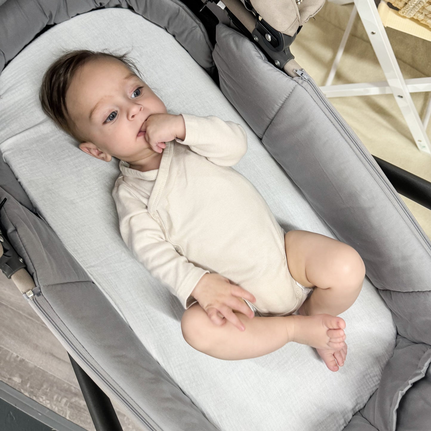 Spannbetttuch Musselin – weich, atmungsaktiv & hautfreundlich